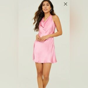 Altar’d State Daphne Satin Dress NWT